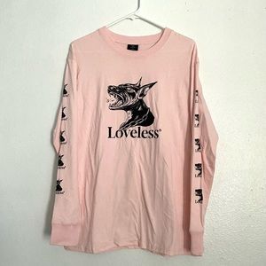 LOVELESS Long Sleeve Tee. Men’s Small